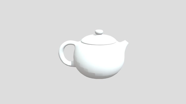 Hand-made Heart Sutra Xi Shi Yixing Teapot 3D Model