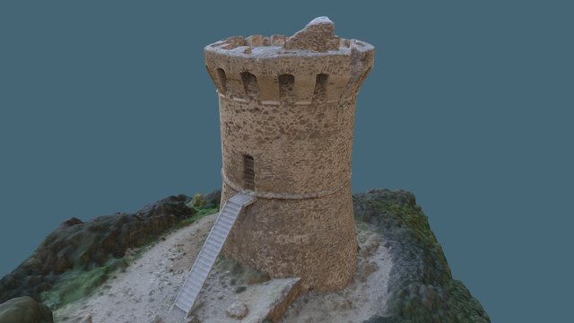 Tour génoise, Fautea, 20124 Zonza 3D Model