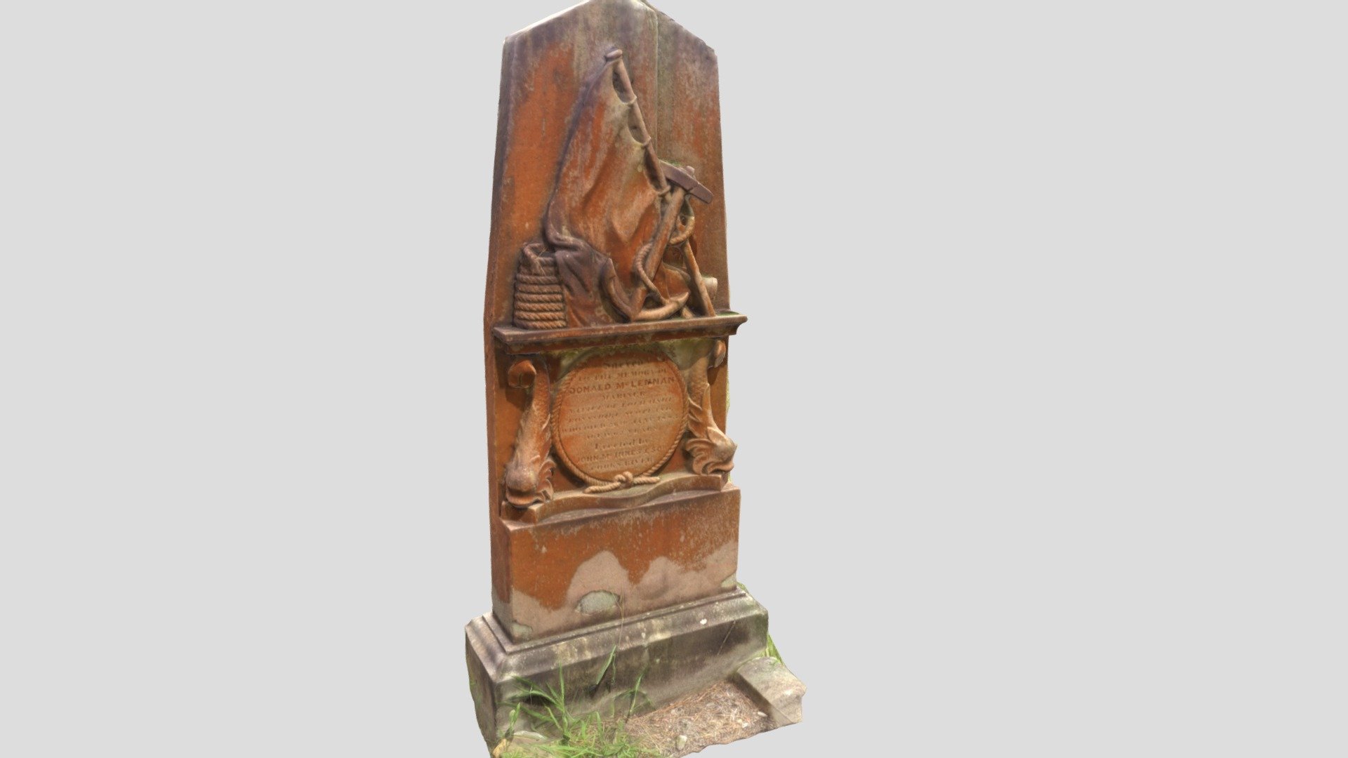 Carved headstone - Rookwood Cemetery  Sydney.