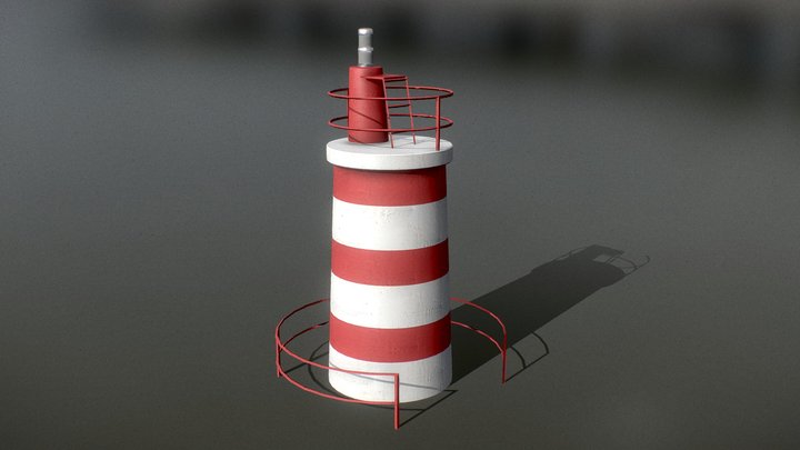 Small Lighthouse 3D Model