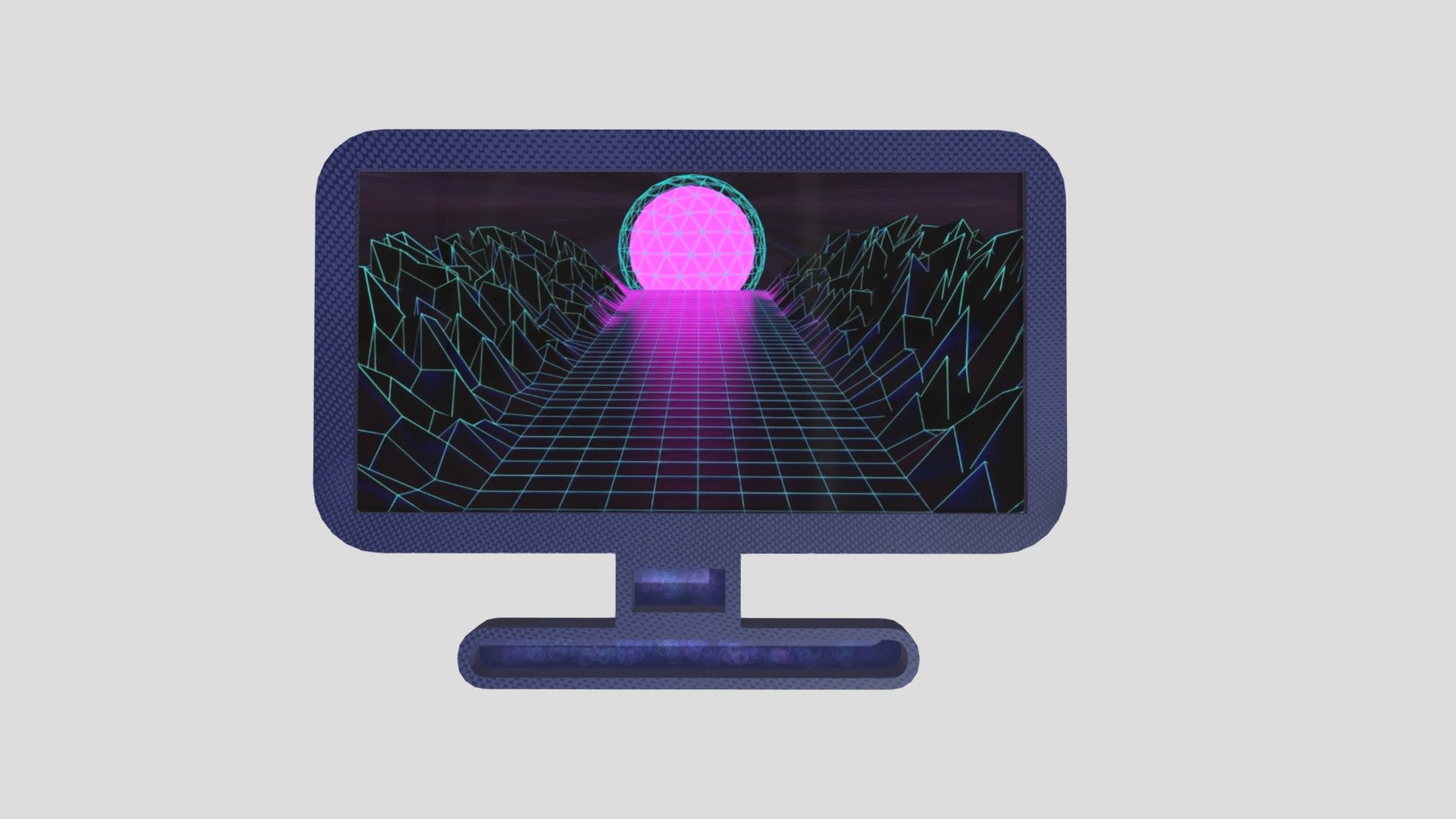Monitor low poly