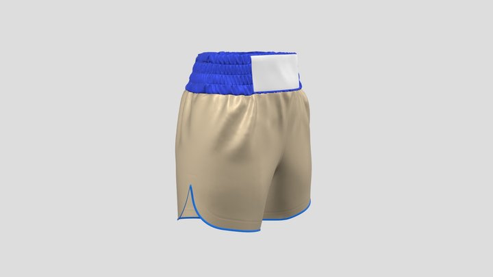 Muay Thai Curved Cut 3D Model