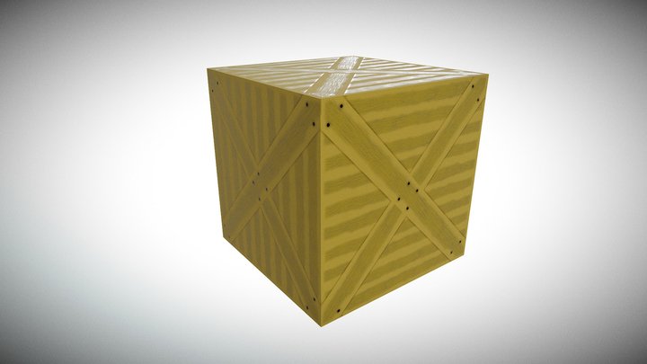 Crate 1 3D Model