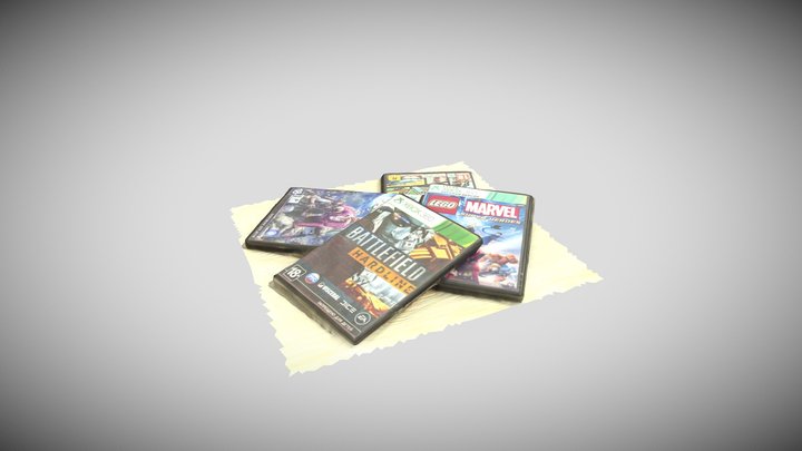 Game Disk 3D Model