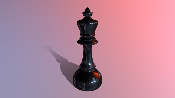 King Chess. 3D Model