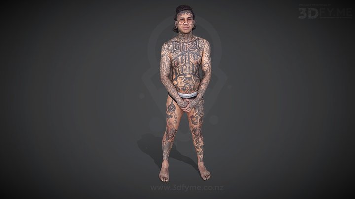 Brendan, Wellington Tattoo Convention 2021 3D Model