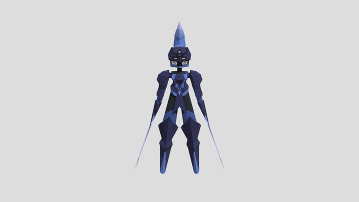 Lowpoly Ceruledge 3D Model