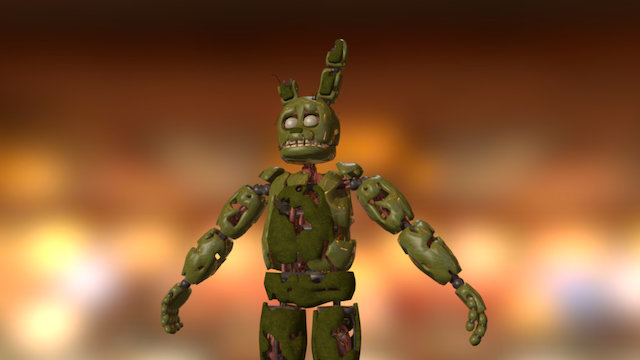 Springtrap v1 3D Model