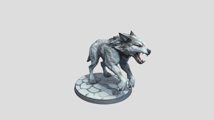 Wolf_ Fury 3D Model
