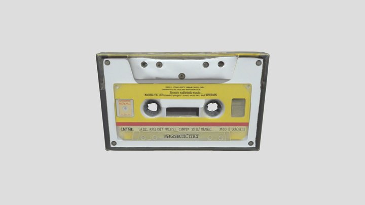 Cassette Tape 3D Model