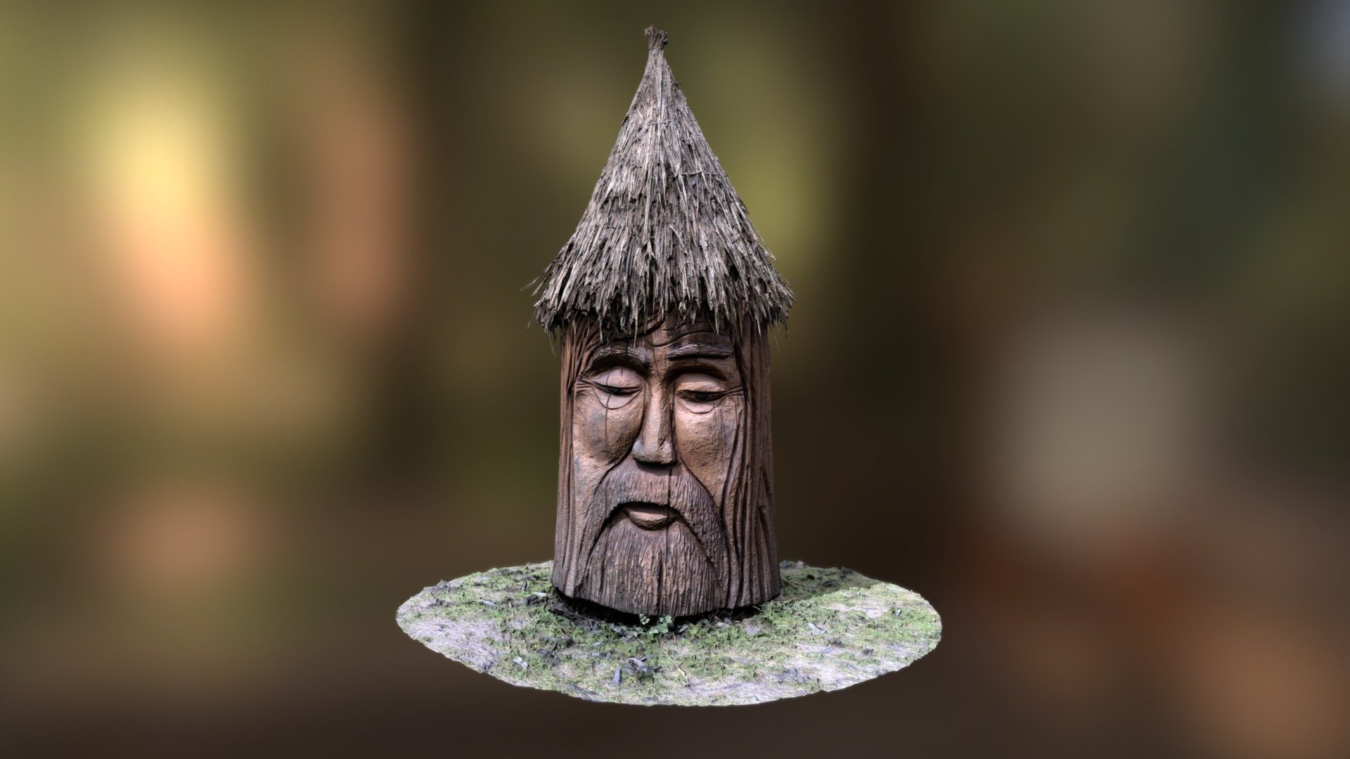 Strážce - wooden statue