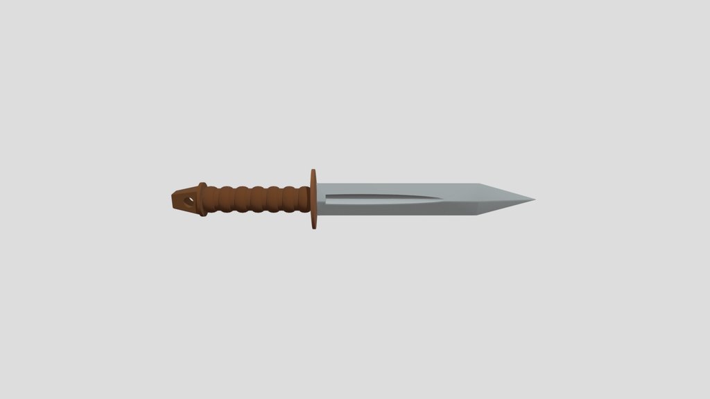 Medieval Low-Poly Dagger