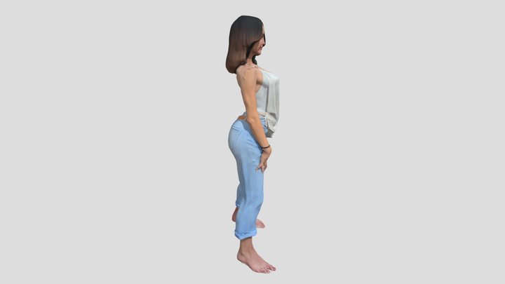 Female+character+3d+model 3D Model