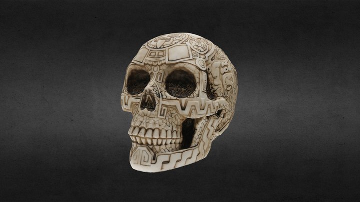 Decorative Skull 3D Model