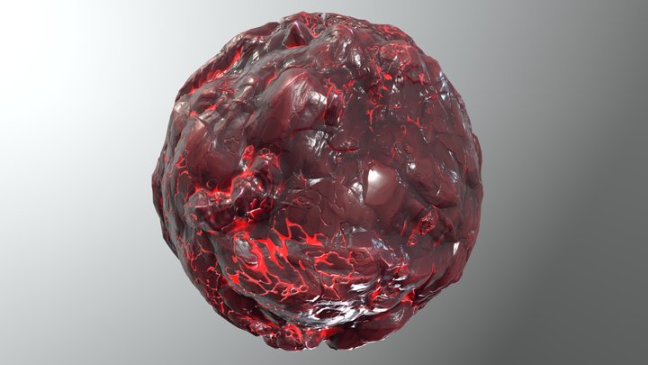 Crystal Very Noisy Material 3D Model
