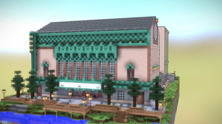 Mayan Theatre – Los Angeles 3D Model