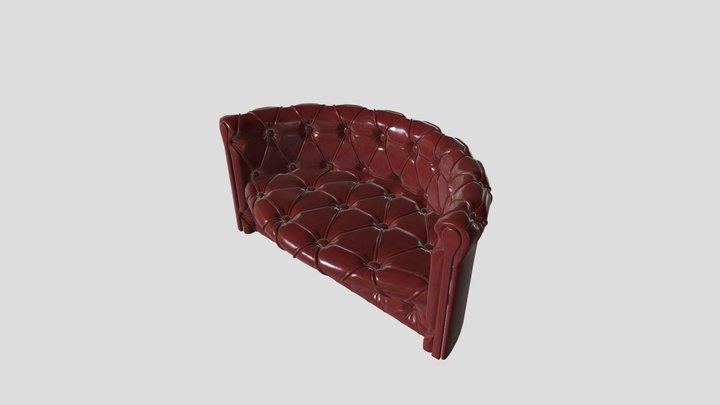 leather sofa 3D Model
