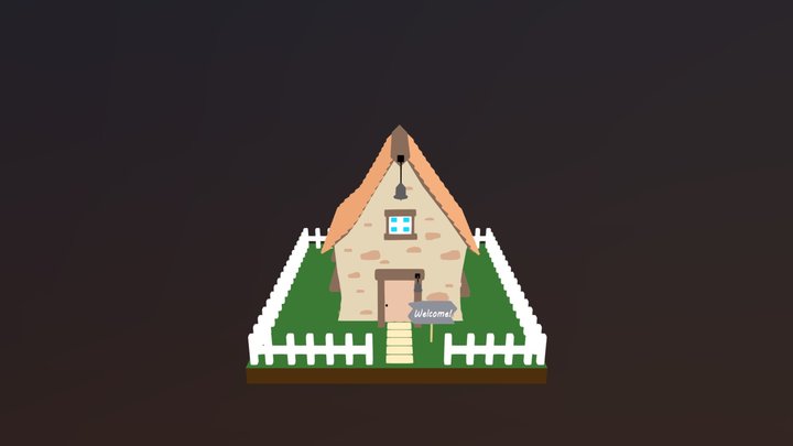 Casa Cartoon 2 3D Model
