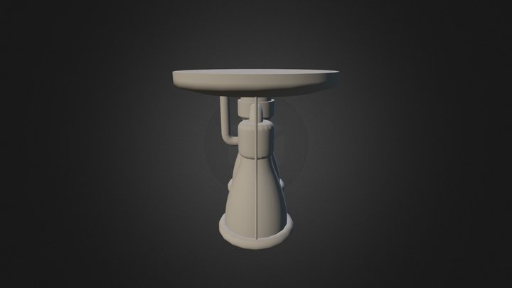 Twin Engine 3D Model
