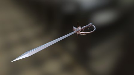 Dwarven Sword (unfinished) 3D Model