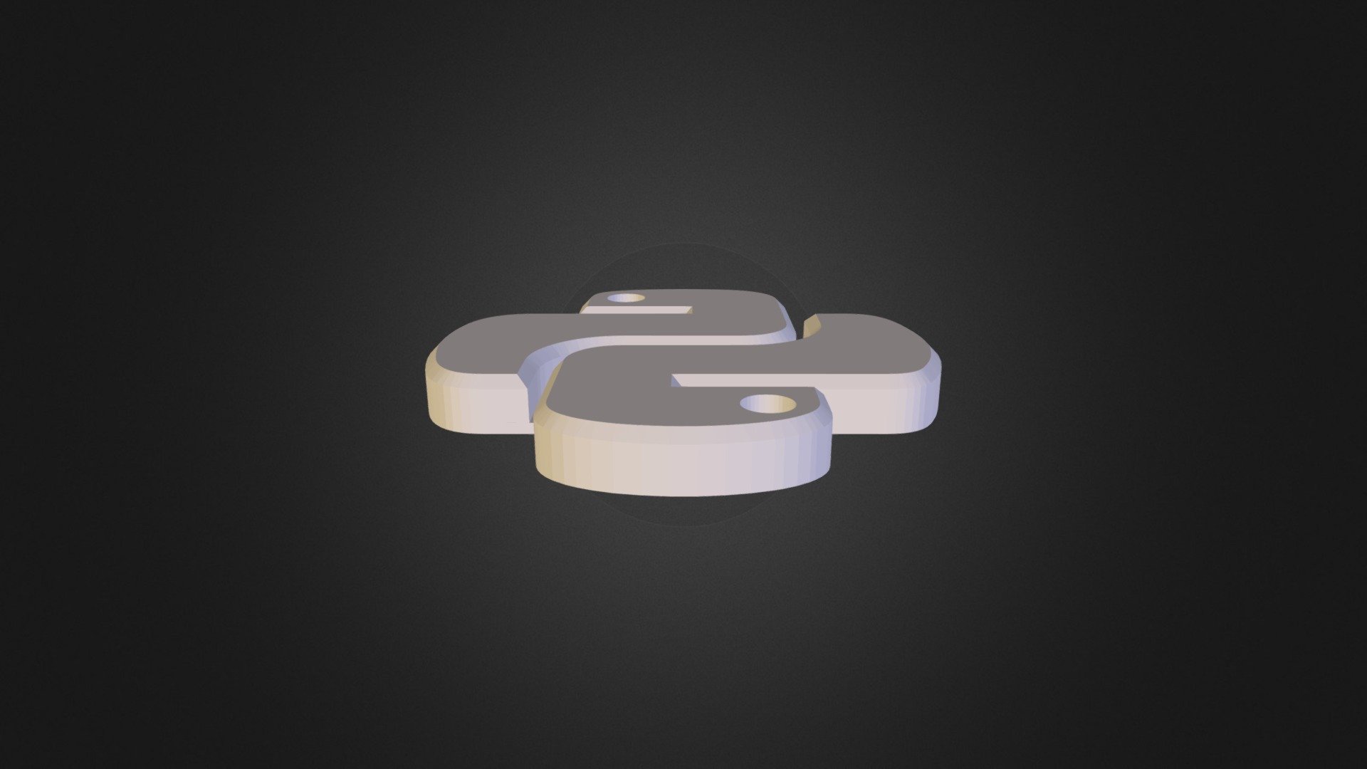 Python badge - 3D model by 3dindustries [d672ec0] - Sketchfab