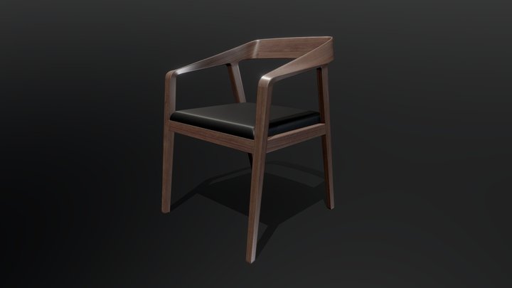 Geiger - Full Twist Guest Chair 3D Model