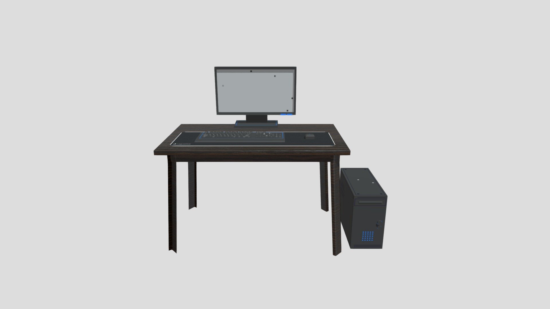 Desk with PC
