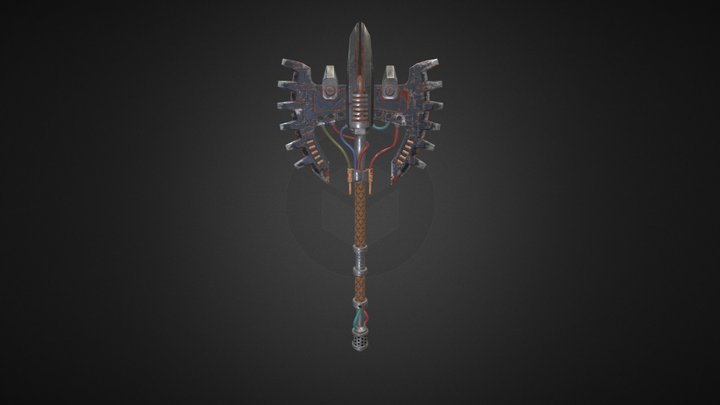 Gear Axe 3D Model