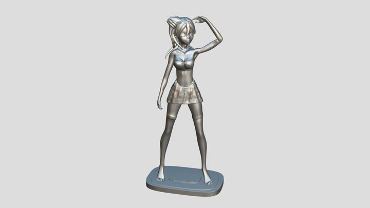 Anime Girl - Cosplay 3D Model