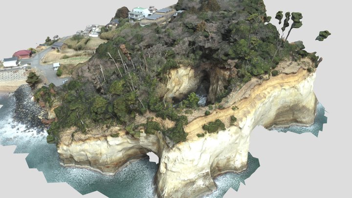 Kogaihama beach 3D Model