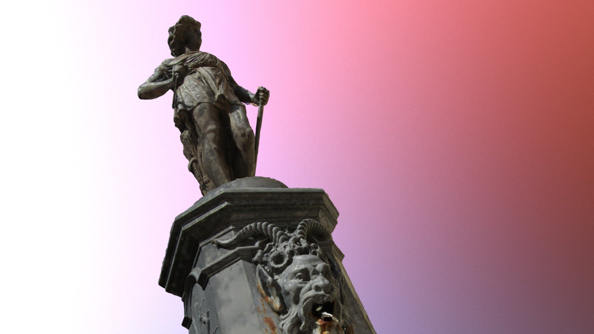 Fountain depicting the goddess Ceres