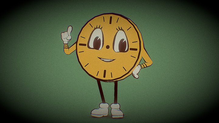 Miss Minutes 3D Model
