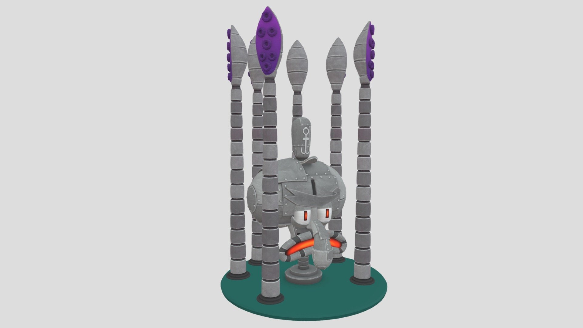 BFBBR - Robo Squidward - Download Free 3D model by SMF Features ...