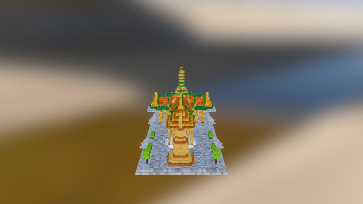 Wat Prakaew 3D Model