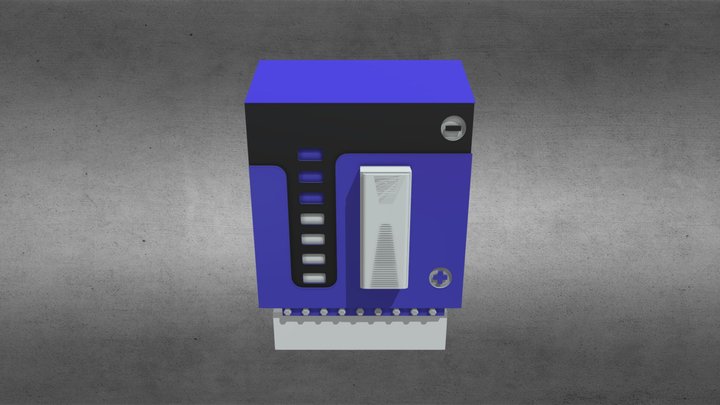 The storage of electricity. 3D Model