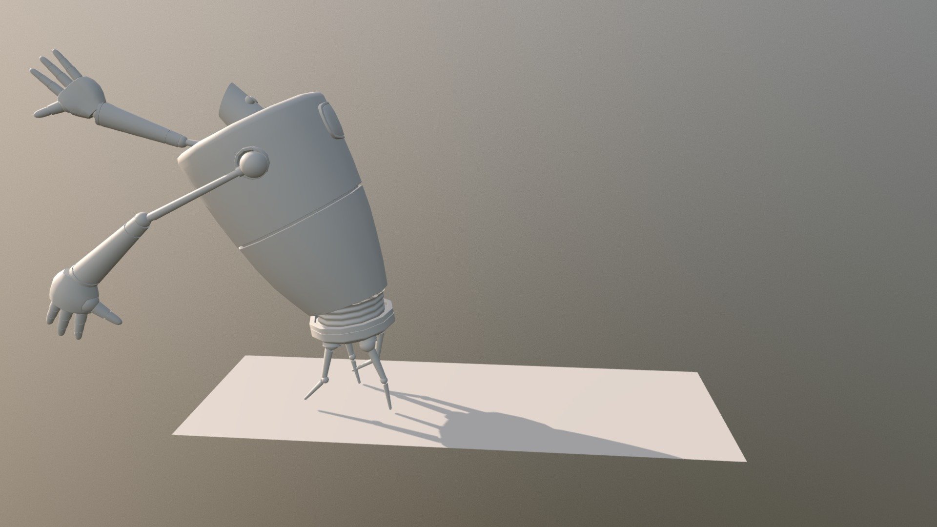Robot Run 3D model by ChrystelBuhler [d679726] Sketchfab