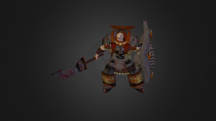Space Marine 3D Model