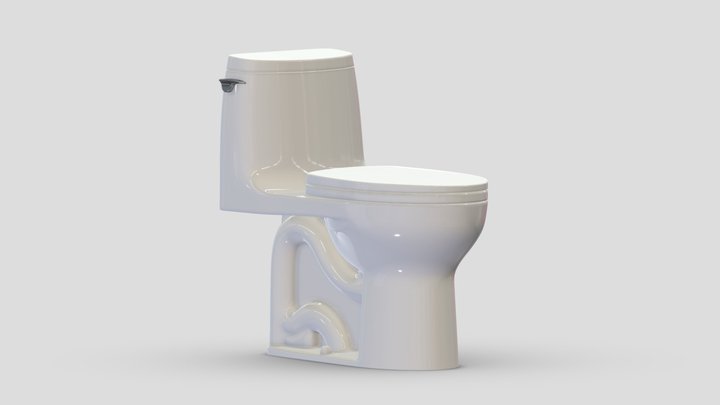 TOTO Ultramax One-Piece Toilet 3D Model