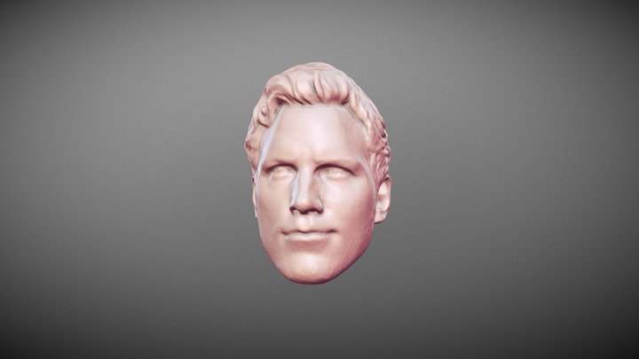 Star lord Head 1/12 3D Model