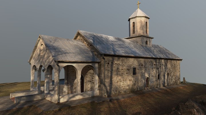 црква св Илије, Власина Рид 3D Model