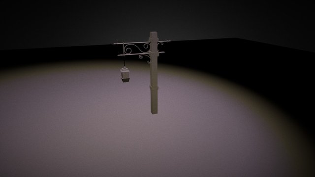 Lamp Post 3D Model