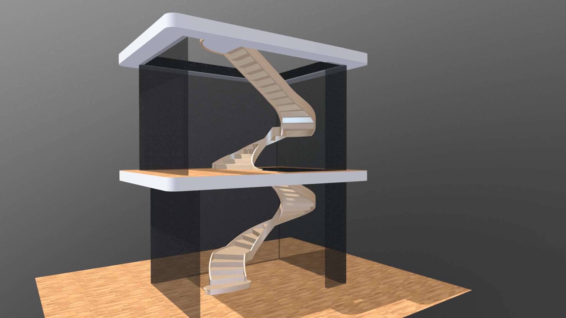 Stair South - 3D model by 3D Software for Stair Design and Production ...