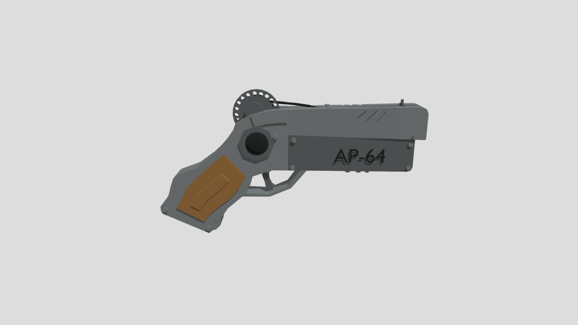 3D model Grappling Hook Gun VR / AR / low-poly