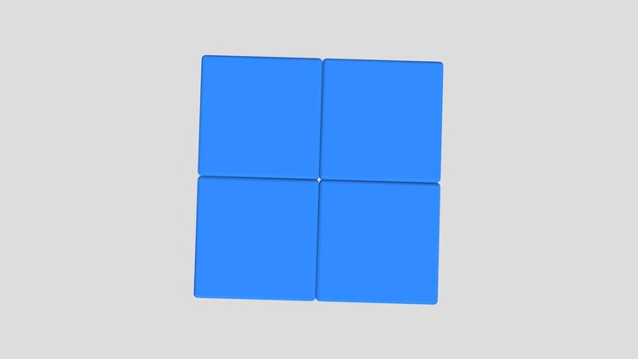 Windows 11 3D Model