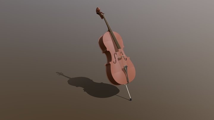 Cello 3D Model