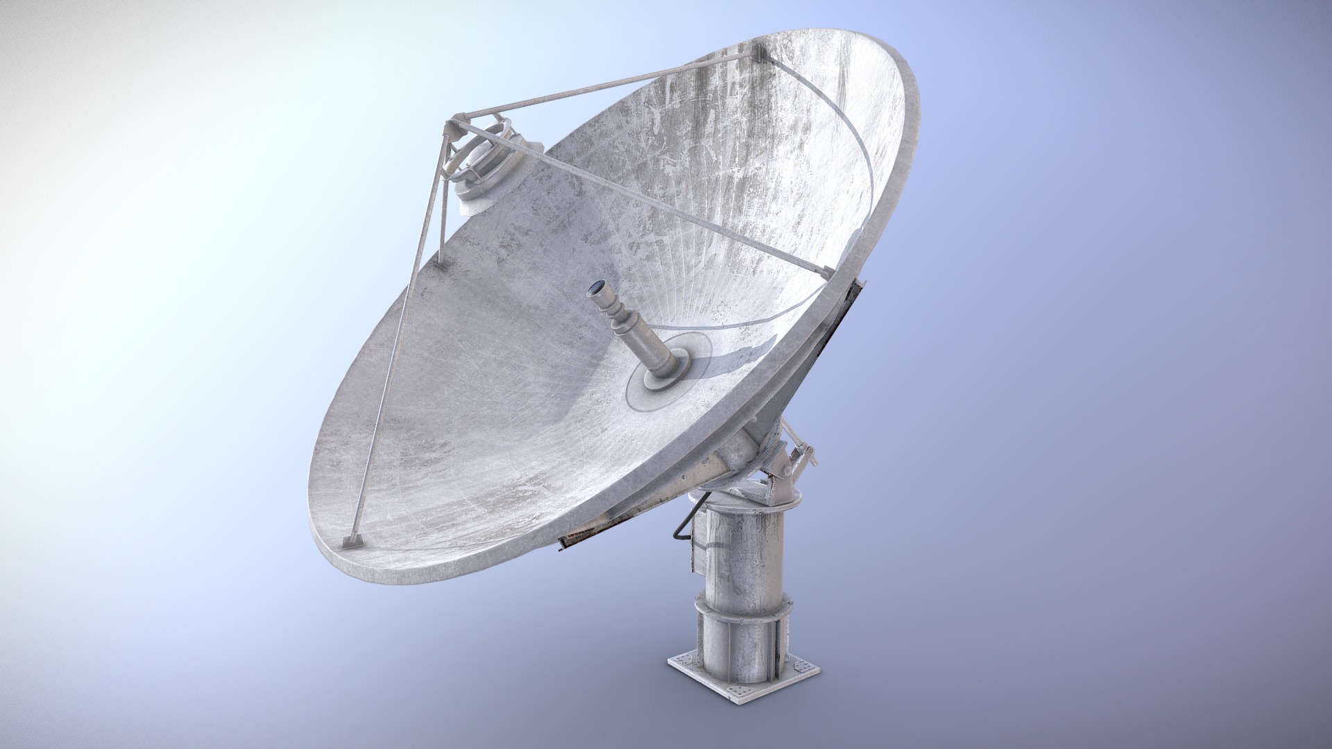 3D model Satellite Dish - This is a 3D model of the Satellite Dish. The 3D model is about a satellite dish with a satellite dish.