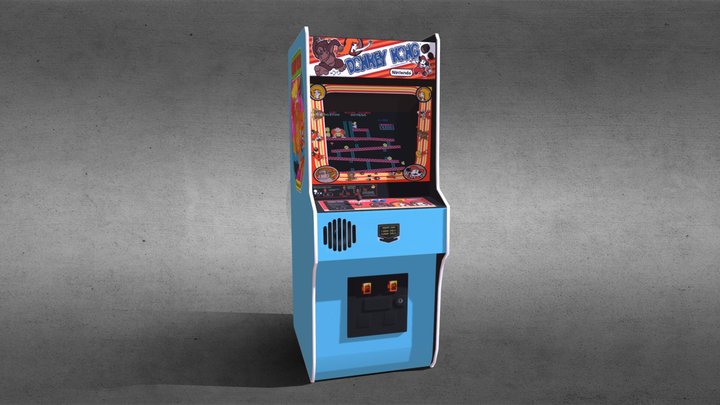 Donkey Kong 3D Model