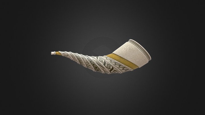 hunting horn 3D Model