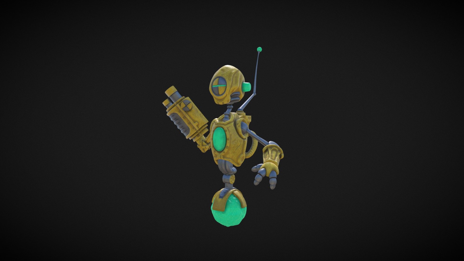 The Antispyware Bot - 3D model by seamus9313 [d6800ea] - Sketchfab