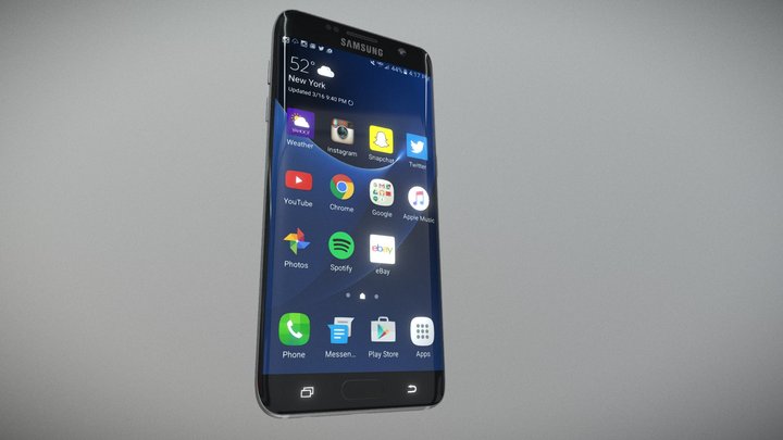 Samsung Galaxy S7 EDGE 3D Model
